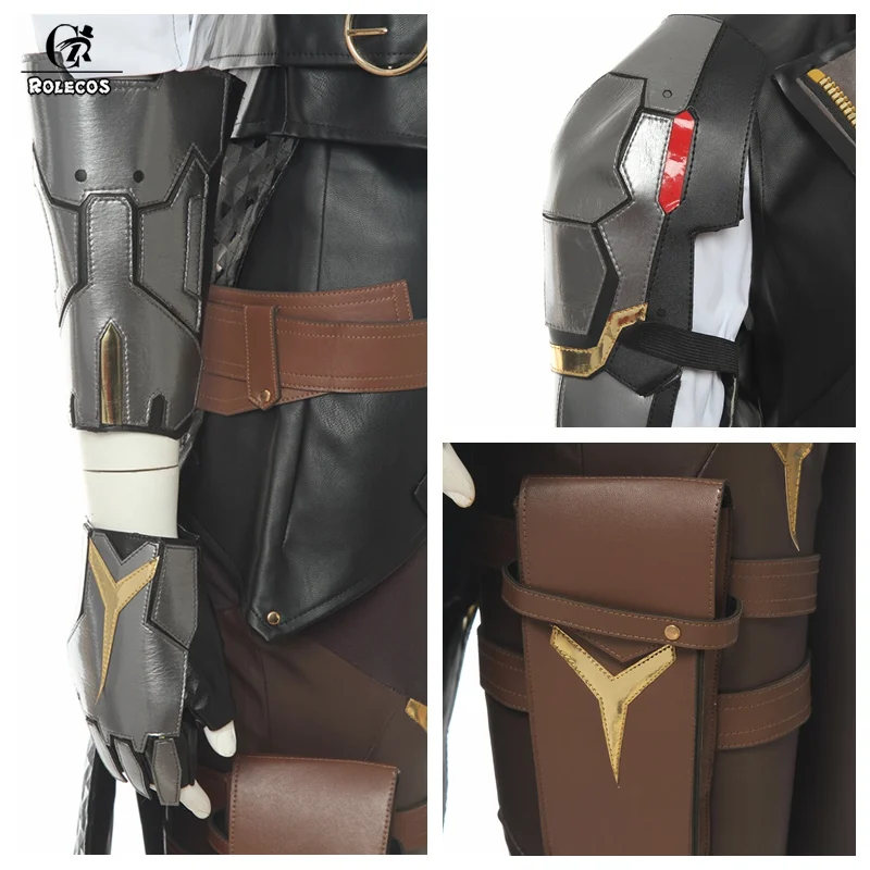 ROLECOS OW Эш Косплей Костюм над часами игра косплей герой Аш костюм наряд для женщин Хэллоуин полный наборы