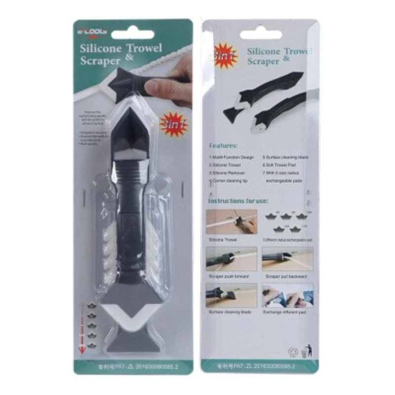 

New 3 in 1 Silicone Sealant Remover Tool Kit Set Scraper Caulking Mould Removal Useful Tool For Home