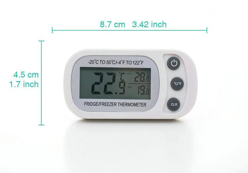 Электронный термометр для кухонного холодильника влагостойкий и