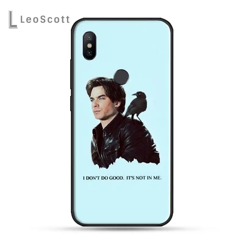 

The Vampire Diaries Stefan Damon Salvatore Phone Case For Xiaomi Redmi note 4 4X 8T 9 9s 10 K20 K30 cc9 9t pro lite max