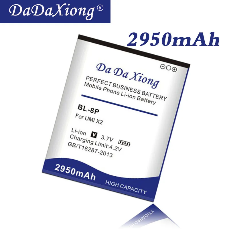 Аккумулятор Da Xiong 2950 мАч BL 8P Батарея для UMI X2 Вото V5 DNS S5002 телефон