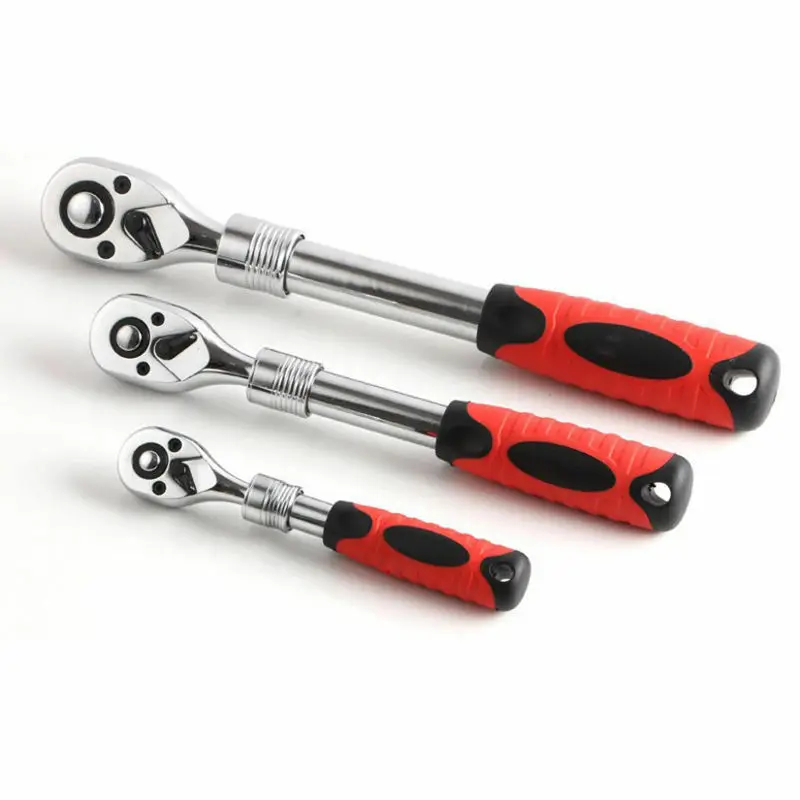 

1/4\\\\\\\" 3/8\\\\\\\" 1/2\\\\\\\" Drive Extending Telescopic Shaft Ratchet Handle Socket Wrench 1*Ratchet Wrench Hand Tools