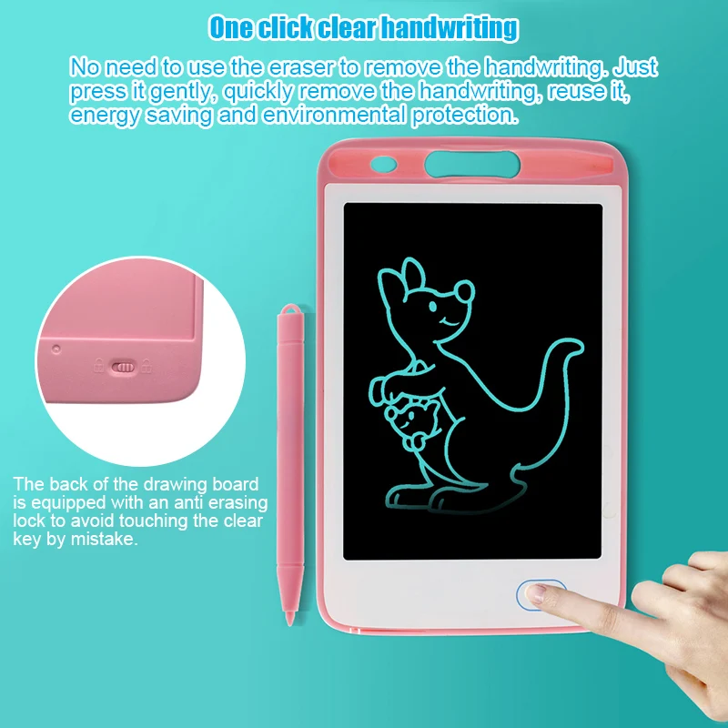 6.5in Kid Graphics Tablet Electronics Drawing Handwriting Erasable Smart LCD Board New Design Kids Toys Gift | Игрушки и хобби