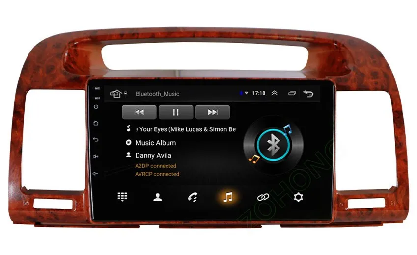4G 2+ 32Gb 2.5D дерево цвет для Toyota Camry V30 2002-2006 Android автомобильный мультимедийный плеер авторадио автомобильный радиоприемник с навигацией GPS wifi