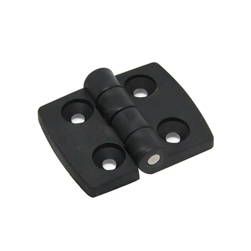 

2021 New 10PCS Black Plastic Door Bearing Butt Hinges Cabinet Drawer Jewellery Box Hinge Furniture Hardware