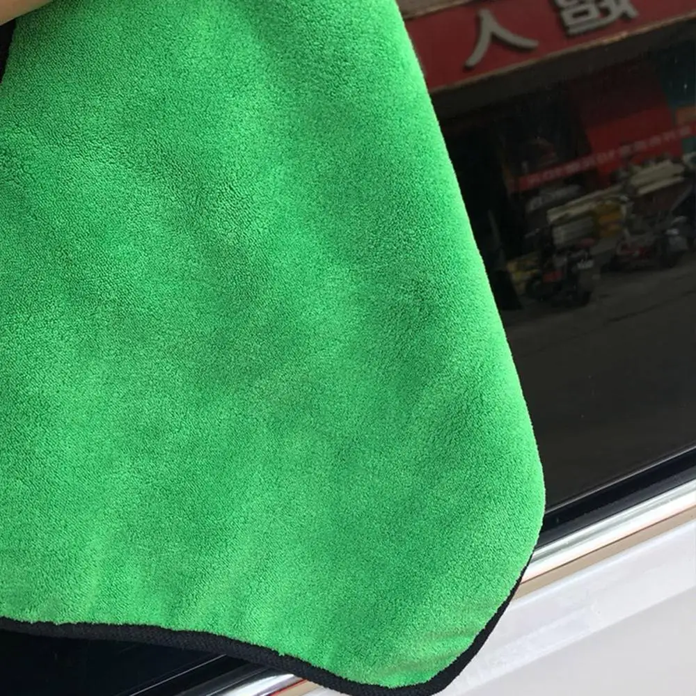 

1Pc Plush Microfiber Washing Drying Towel Strong Thick Fiber Car Cleaning Towels Microfiber Fast-Drying Towels