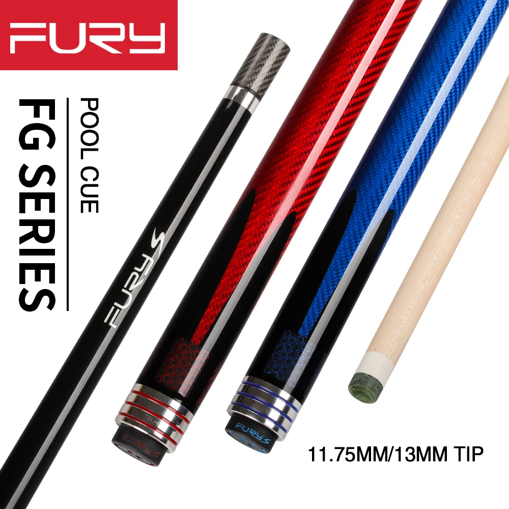 Бильярдный бильярдный кий серии FURY FG 11 75/13 мм Тигр нефритовый наконечник палка HT/KT