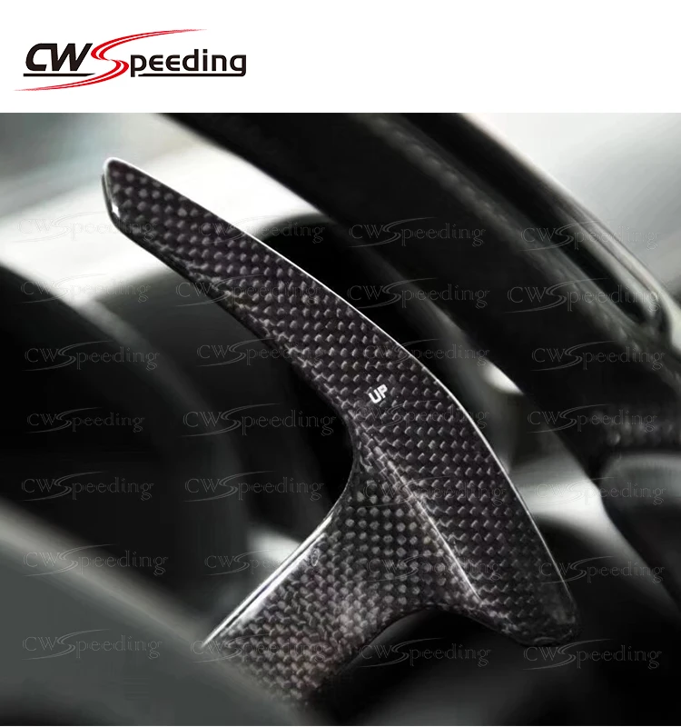 Переключатели скоростей на руле из настоящего углеродного волокна для