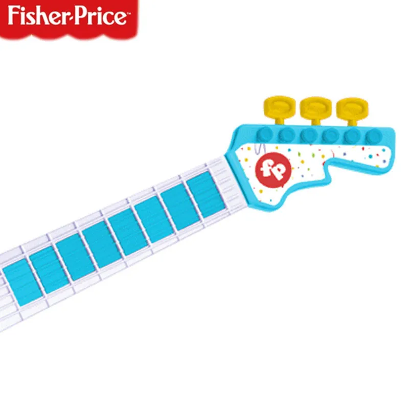 Фишер Прайс многофункциональная детская электронная гитара бас игра
