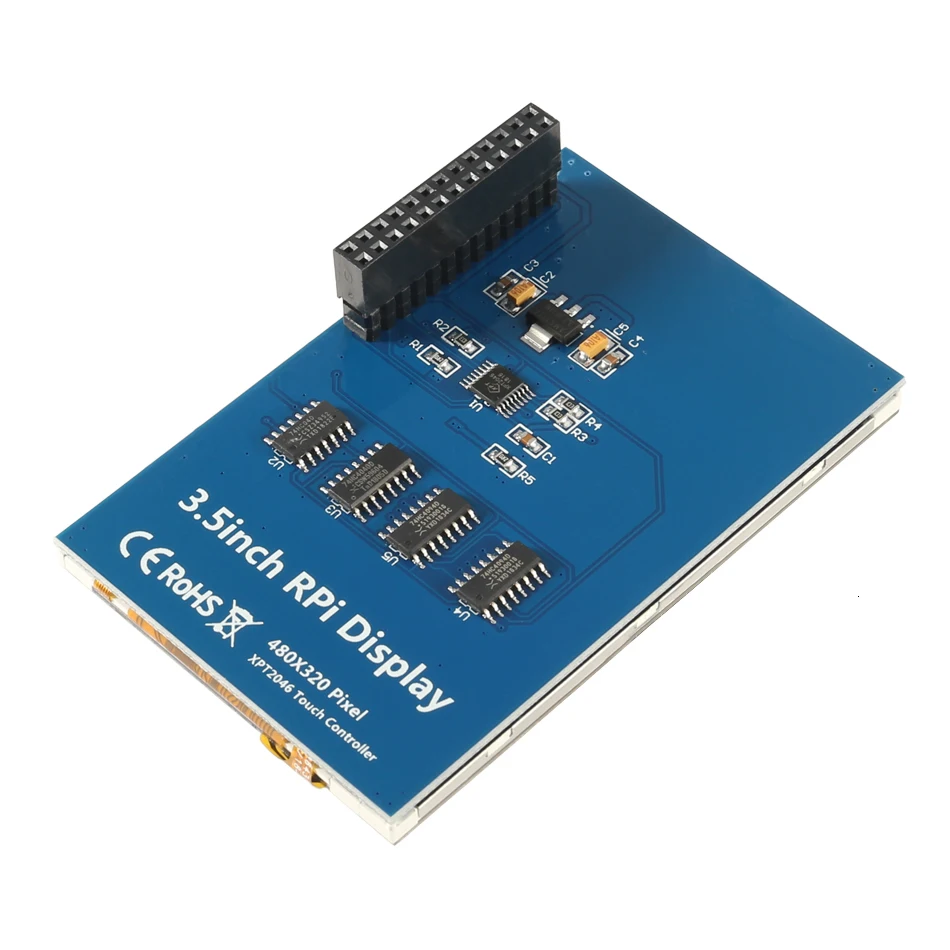 Сенсорный ЖК-экран с ручкой 3 5 дюйма Raspberry Pi 4 B /3 Модель | Компьютеры и офис