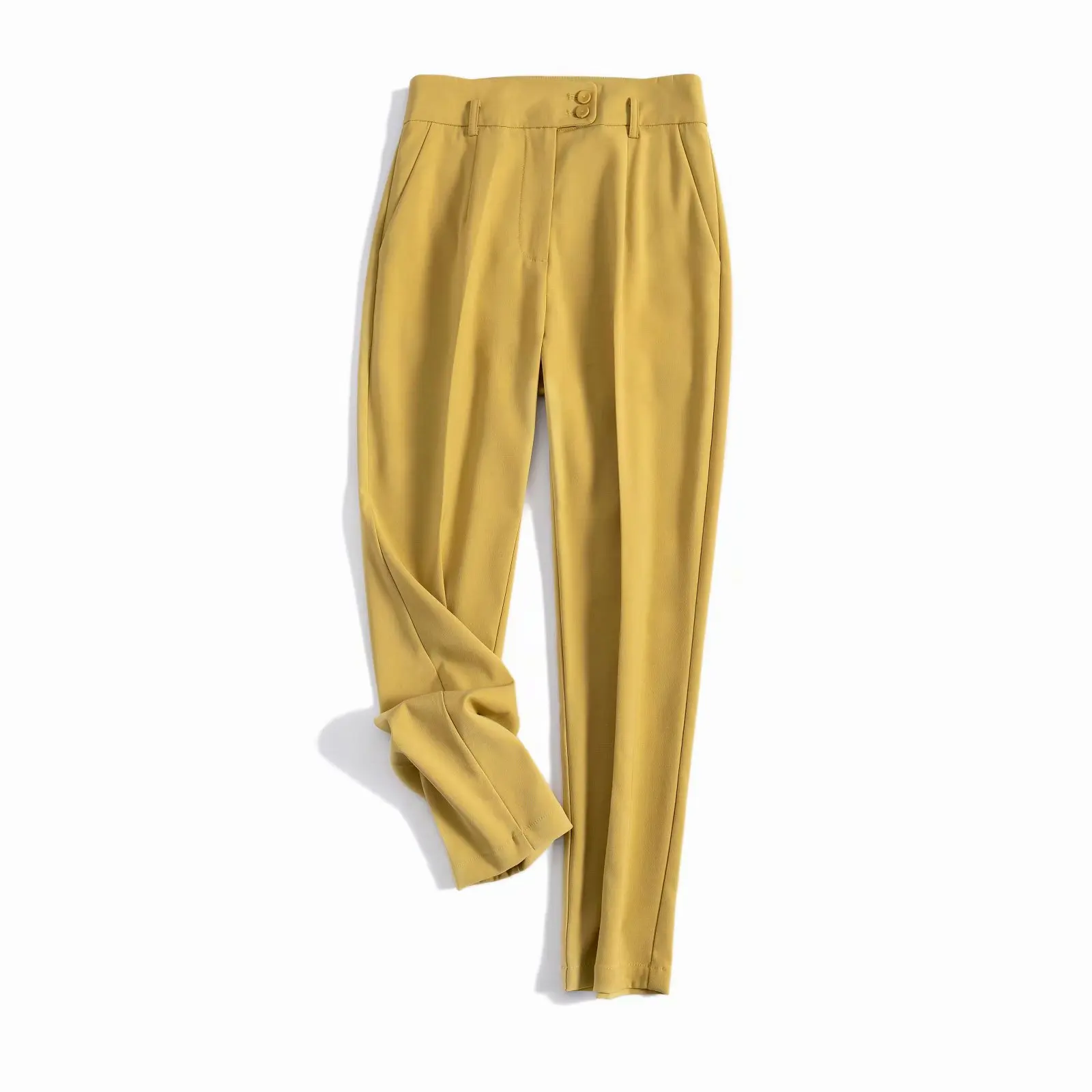 

Fashion streetwera cute candy color Pencil pant women stretch cotton slim waist straight pants female Casual Office Work trouser