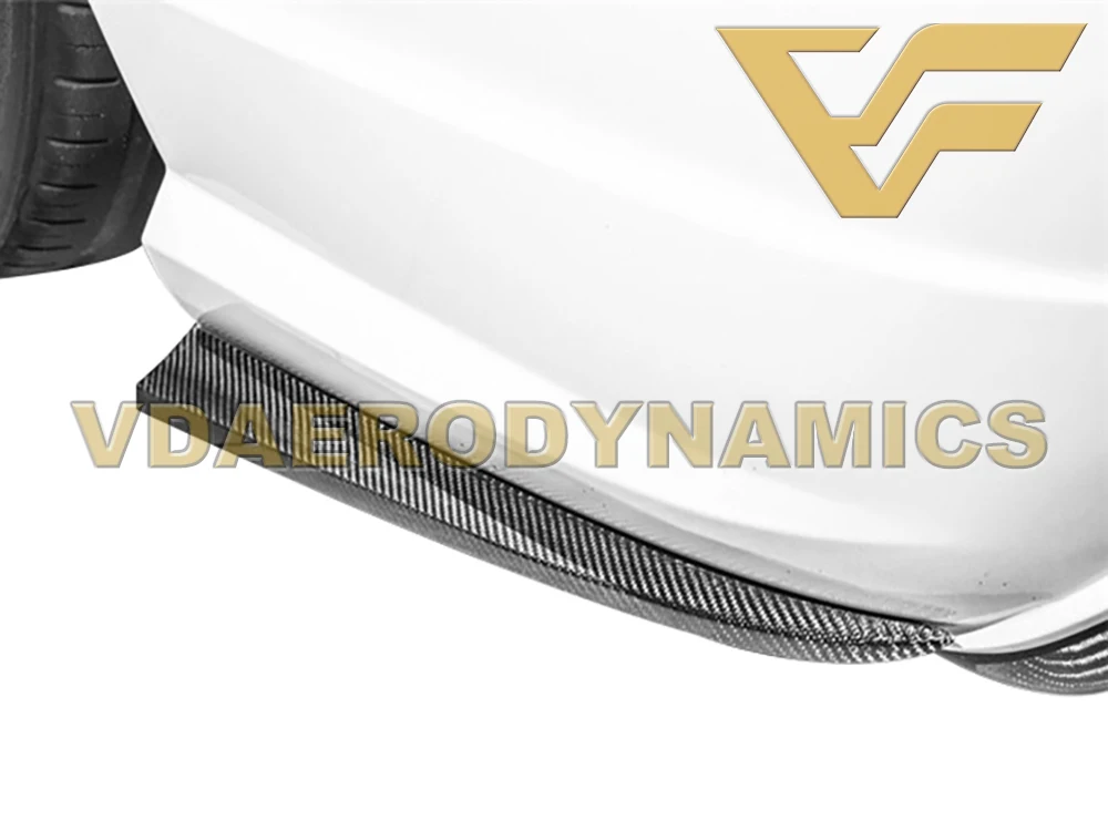Подходит для 08 11 12 14 Benz W204 C Класс C63 VAD задний бампер из углеродного волокна|classe
