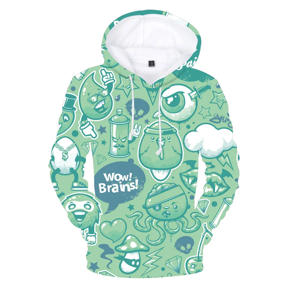 

Popular Graffiti 3D Full Print Hoodies Men Women Fashion Long Sleeve Hoodie Sweatshirt Hip Hop Cartoon Pullovers Casual Clothes