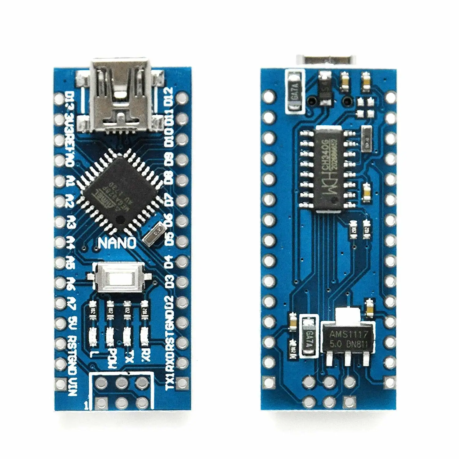 

Usb Nano V3.0 Atmega328 Ch340g 5v 16m Micro-controller Board For Arduino