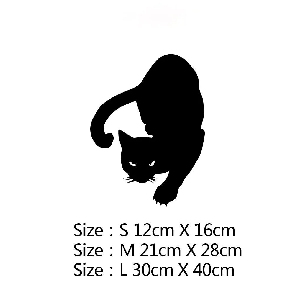 

Car Stickers Decor Motorcycle Decals Fashion Cat Stickers Decorative Accessories Creative Sunscreen Waterproof PVC.
