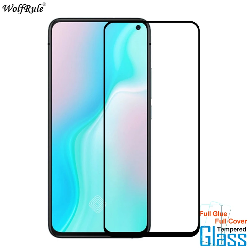 2 uds de vidrio para ViVo S5 Protector de pantalla funda de pegamento completo vidrio templado para ViVo S5 tel&eacute;fono Protector de vidrio pel&iacute;cula V1932A V1932T-0