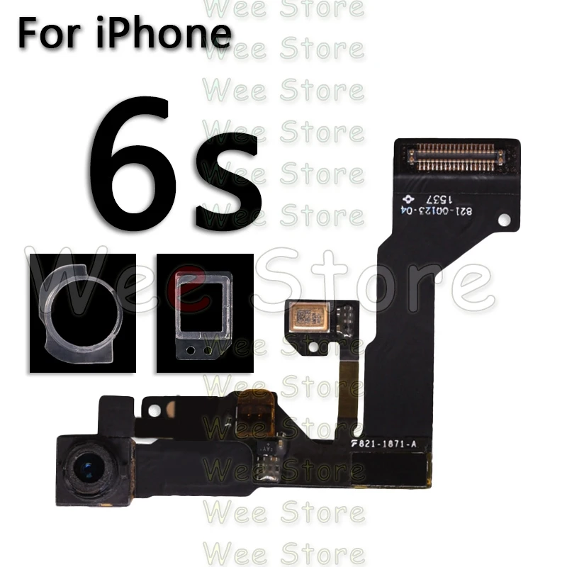 Оригинальная маленькая фронтальная камера Flex для iPhone 6 6s Plus 5 5S 5C SE правый датчик приближения фронтальная камера шлейф
