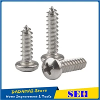 2550pcs m3 m4 304 stainless steel cross phillips flat countersunk head self tapping screw