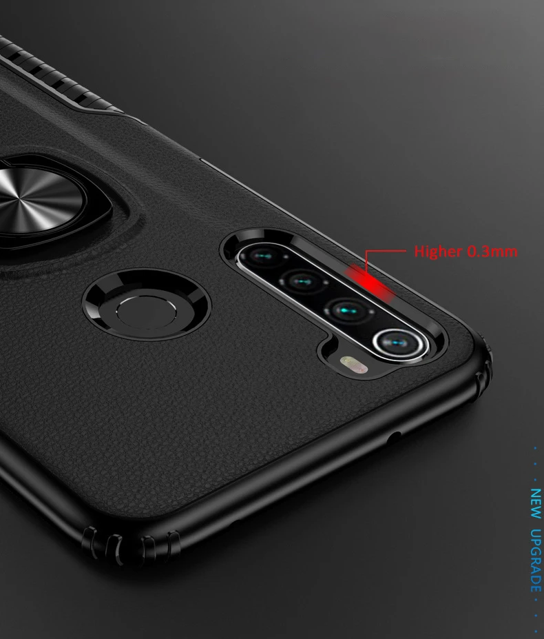 Ikrsses для Xiaomi Redmi Note 8 Pro Чехол автомобильный держатель Магнитный кронштейн Стенд чехол с кольцом для пальца для Redmi Note 7 анти-осенний чехол