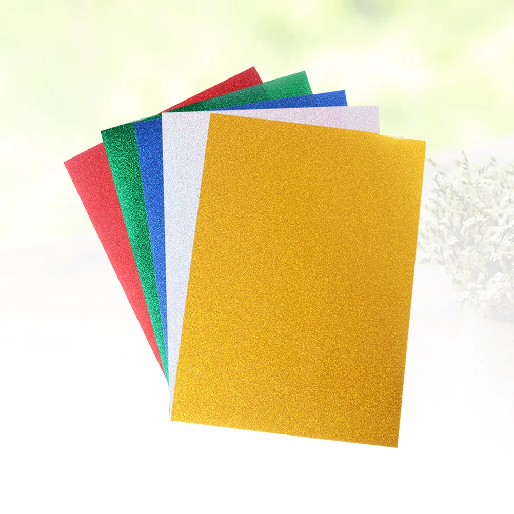 

5pcs DIY Heat Transfer Film Set Beautiful Decor Heat Transfer Film for T-Shirts Bag Fabrics (Red, Blue, Golden, Silver, Green