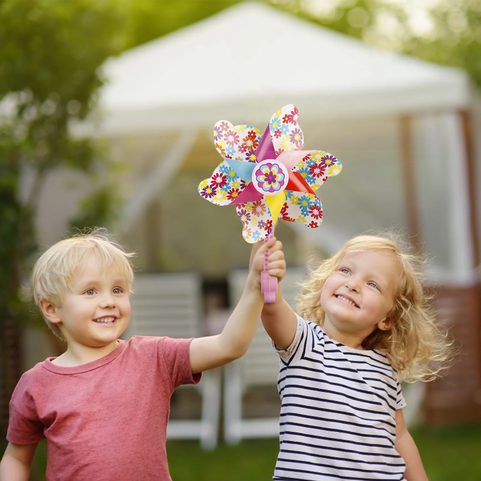 Детский трехколесный велосипед ветряная мельница для девочек украшение детей