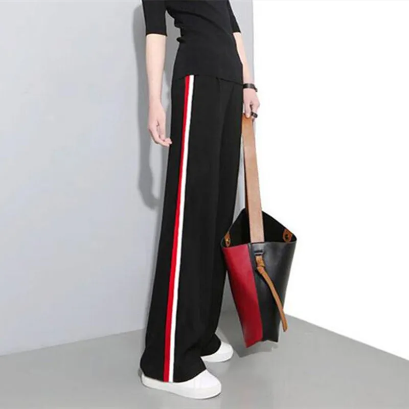 

Sweatpants Women Clothes Pants Streetwear 2021 Summer Fashion Korean Style Wide Leg Harajuku Baggy Black High Waisted Vintage