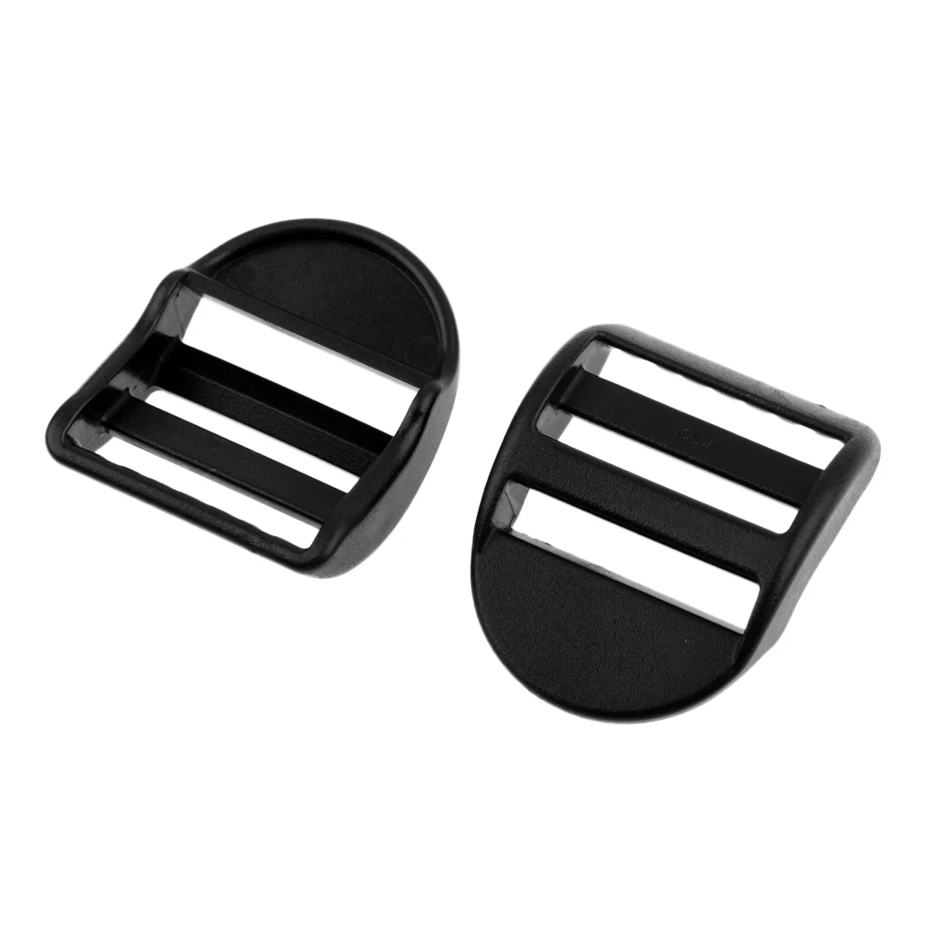 

10pcs Plastic Slide Buckles for 25mm Webbing Strap Belt Hiking Backpack Bag