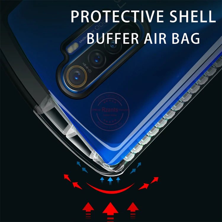 

Rzants For OPPO Realme X2 Pro Case Shark warrior Hard Transparent Silica Gel Matte ShockProof Slim Thin Cover Phone Casing