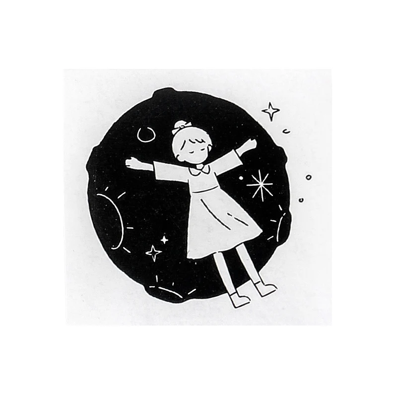 

Galaxy appointment series wood stamps DIY craft wooden rubber stationery scrapbooking standard stamp