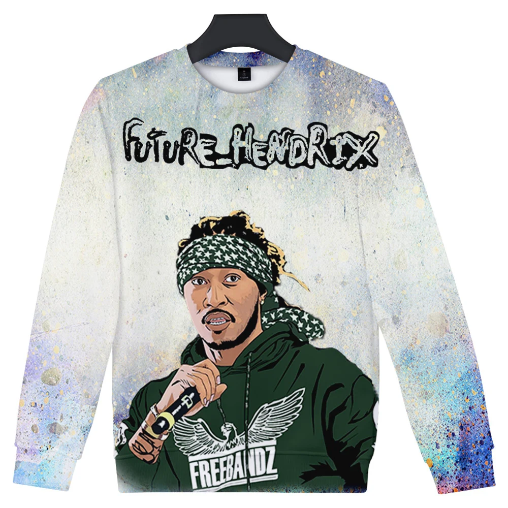 

Future Spring Hot Sale 3D Round Neck Hoodie Trend Pattern Printed Harajuku Comfortable Cotton Hoodie Unisex O-Neck Hoodie Tops