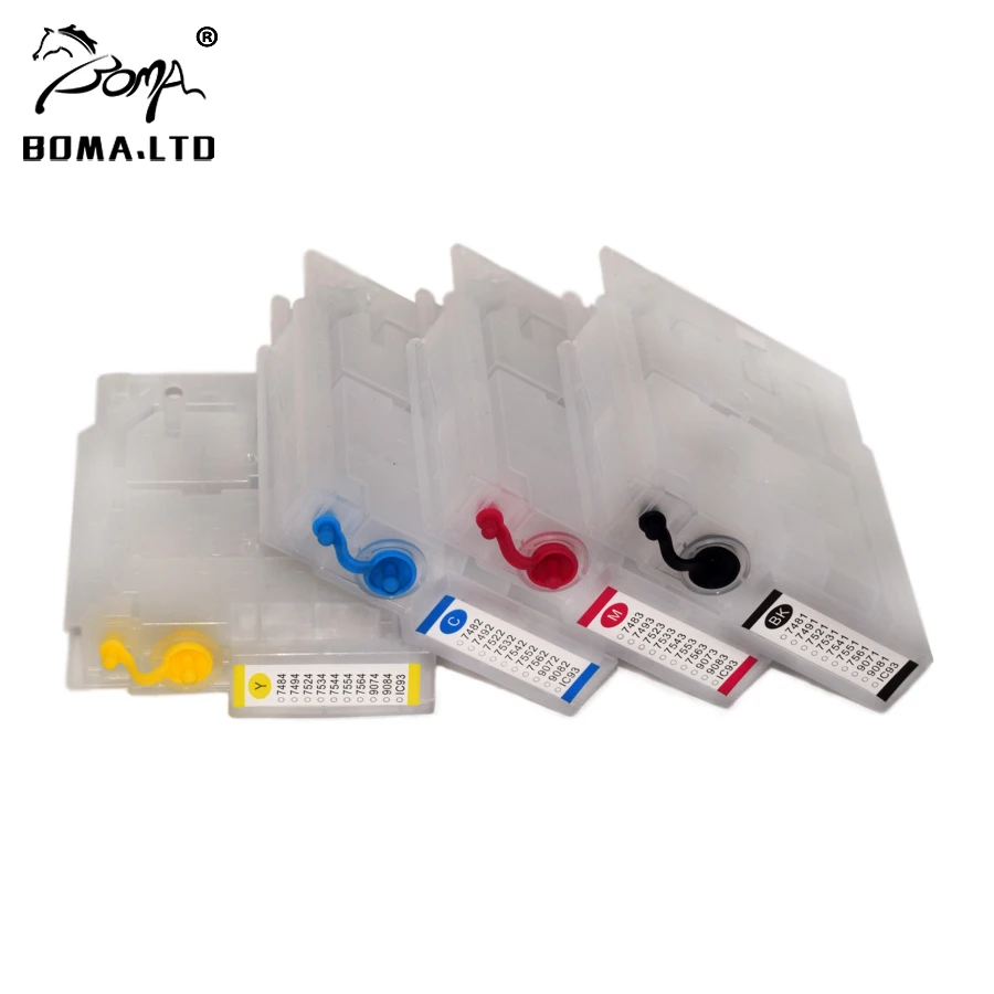 1 комплект Европейский T755 T7551 пополняемый картридж для чернил Epson WF-8010 WF8010