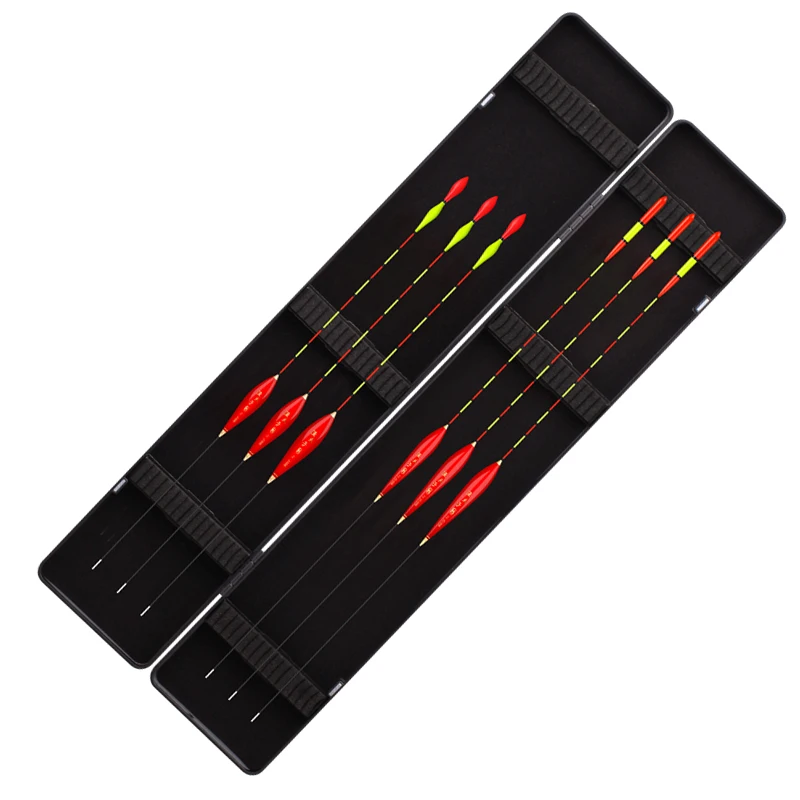 

6pcs Nano Fishing Float Sports Fishing Supplies Drop Shipping Balsa Boya FreshWater Flotador Carp Fishing Tackle with Box