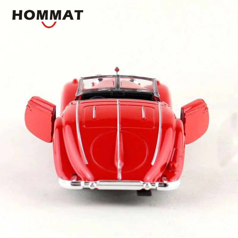 HOMMAT 1:40 весы 1936 классический Мерседес 500 к винтажная Игрушечная модель автомобиля