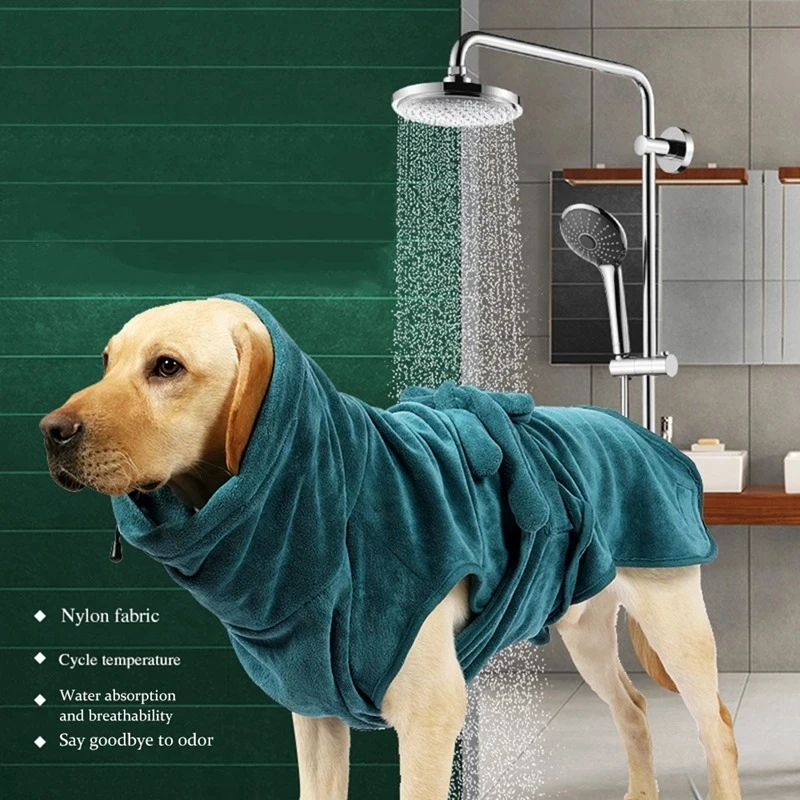 

Super Absorbent Pets Towel Pet Bath Towel Microfiber Fast Drying Coat Non-stick Soft Bow Dog Bathrobe Clean Pet Supplies Towels