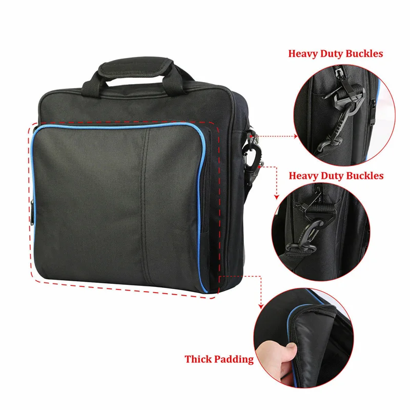 Портативная защитная сумка через плечо для PS4/PS4 PRO тонкая хранения игровой