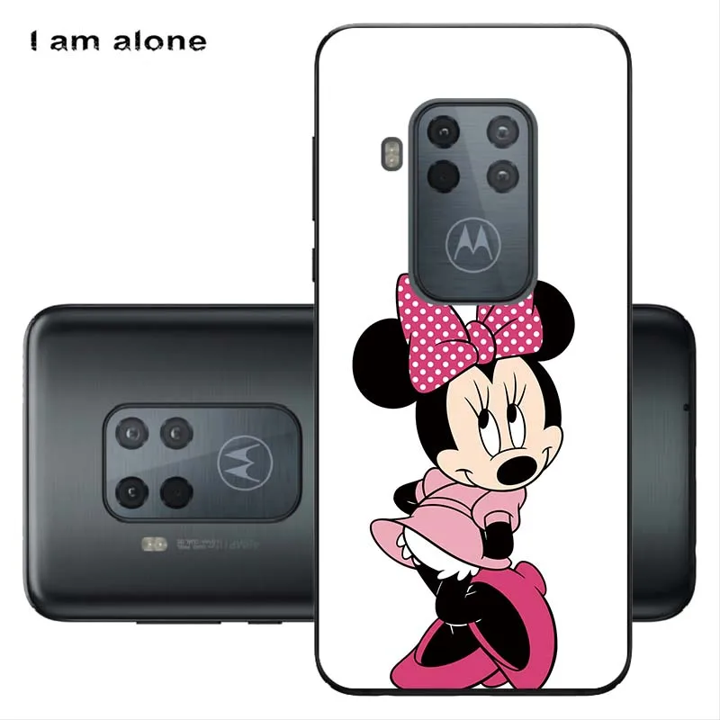 Чехлы для телефонов Motorola One Pro Zoom/One power мягкие сумки из ТПУ мобильный мультфильм Печатный чехол для Moto One Pro