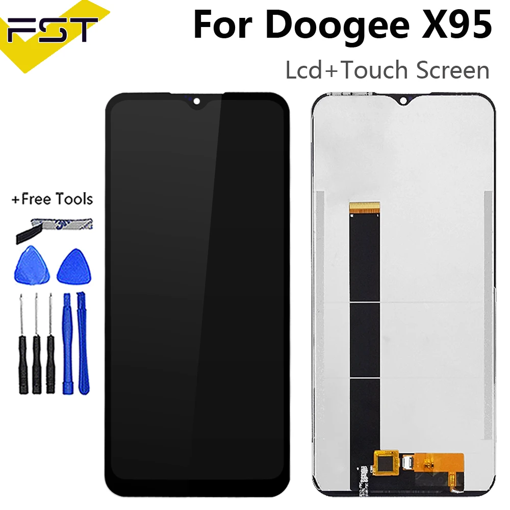 6 52 '颼% Оригинальный ЖК дисплей для Doogee X95 сенсорный экран дигитайзер запасные