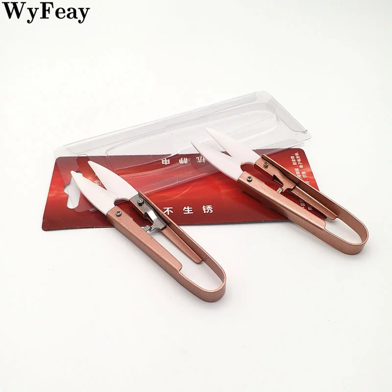 Керамический нож U-образной формы ножницы для вышивки крестиком нить головка