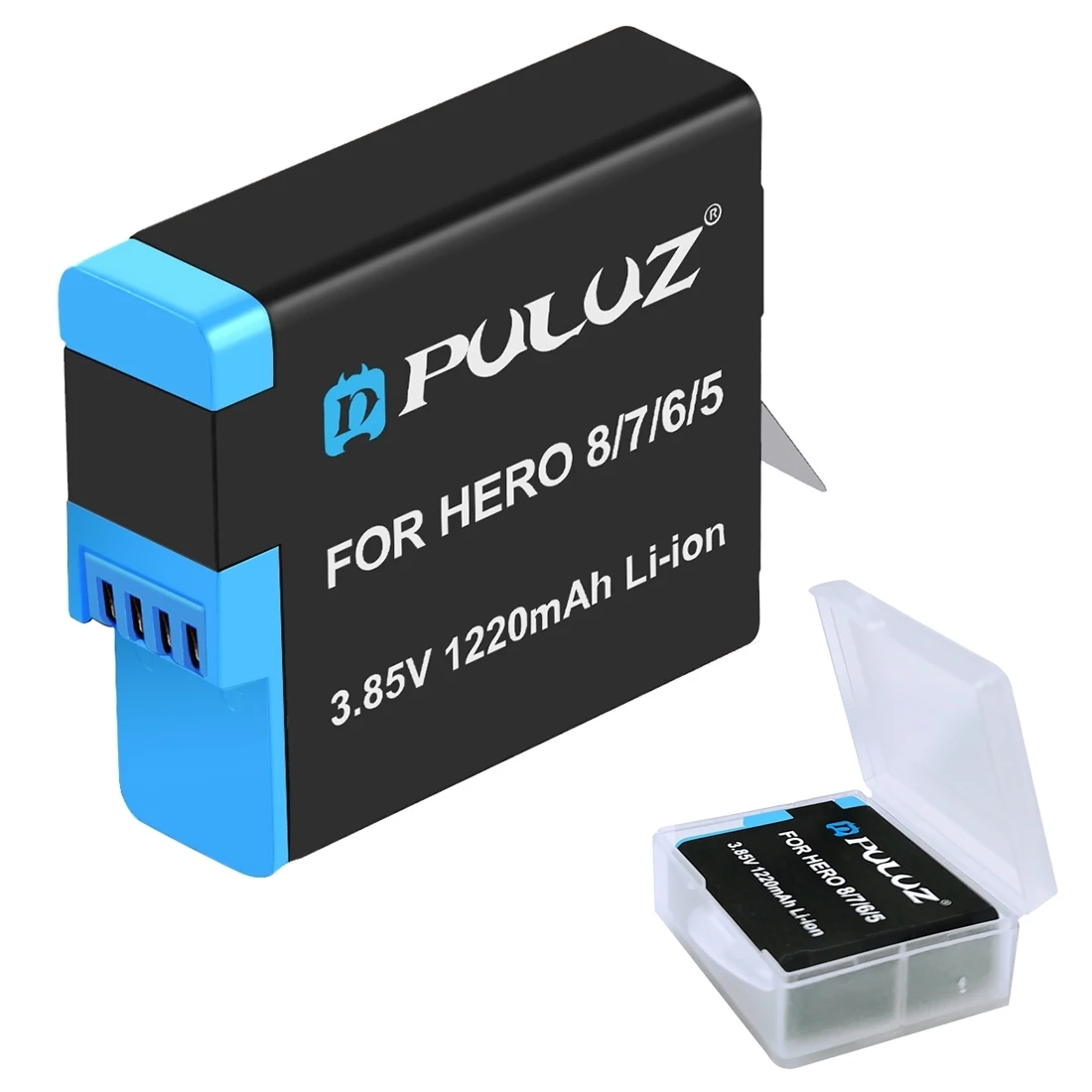 PULUZ Rechargeable lithium-ion Battery For GoPro HERO8/7/6/5/4 Action Camera Batteries Accessories Available for sale in Russia