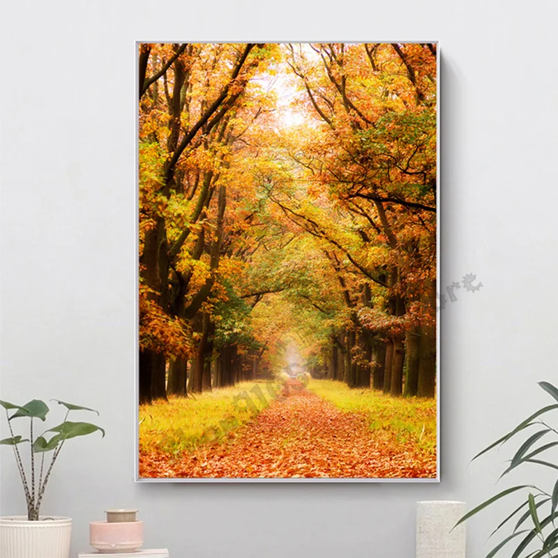 Алмазная живопись природный пейзаж Стразы 5D DIY вышивка крестиком мозаика