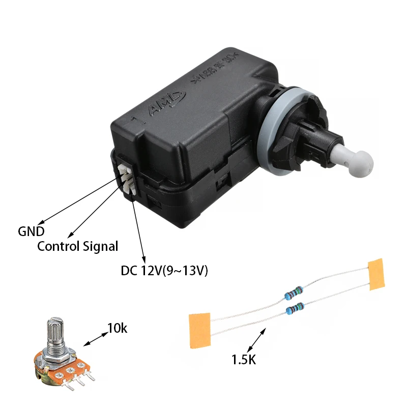 Новый двигатель регулировки фар 12 В Линейный сервопривод линейный привод для