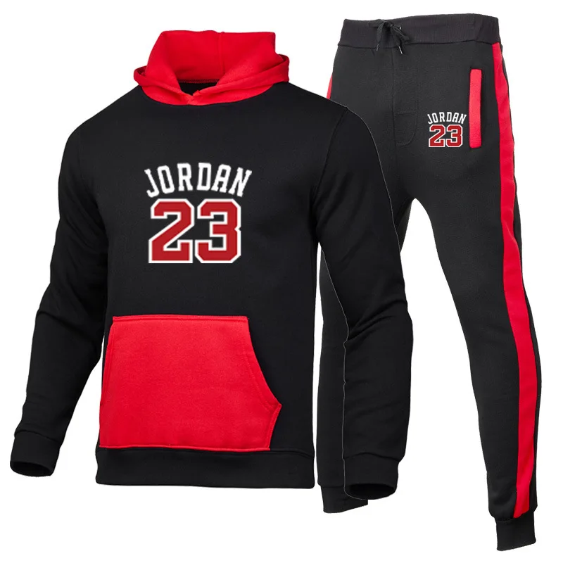 

2021 Men's Autumn and Winter Hoodie Jacket Fashion Sports Suit Casual Sportswear Sweater Sportswear+Sports Pants Men's Clothing