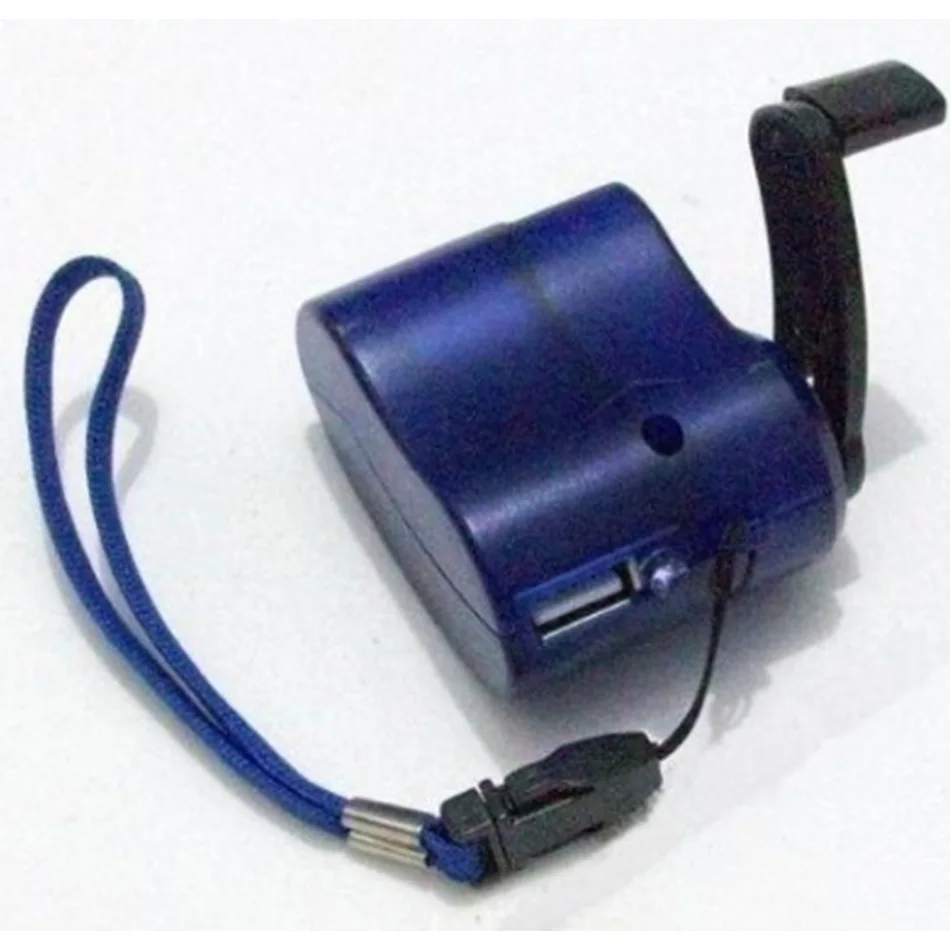 

Small Outdoor Emergency Manual High Power USB Hand Crank Generator Mobile Phone Charger