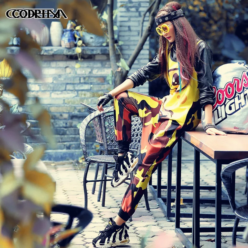 Женский тонкий комбинезон из хлопка Летний большого размера с принтом в виде