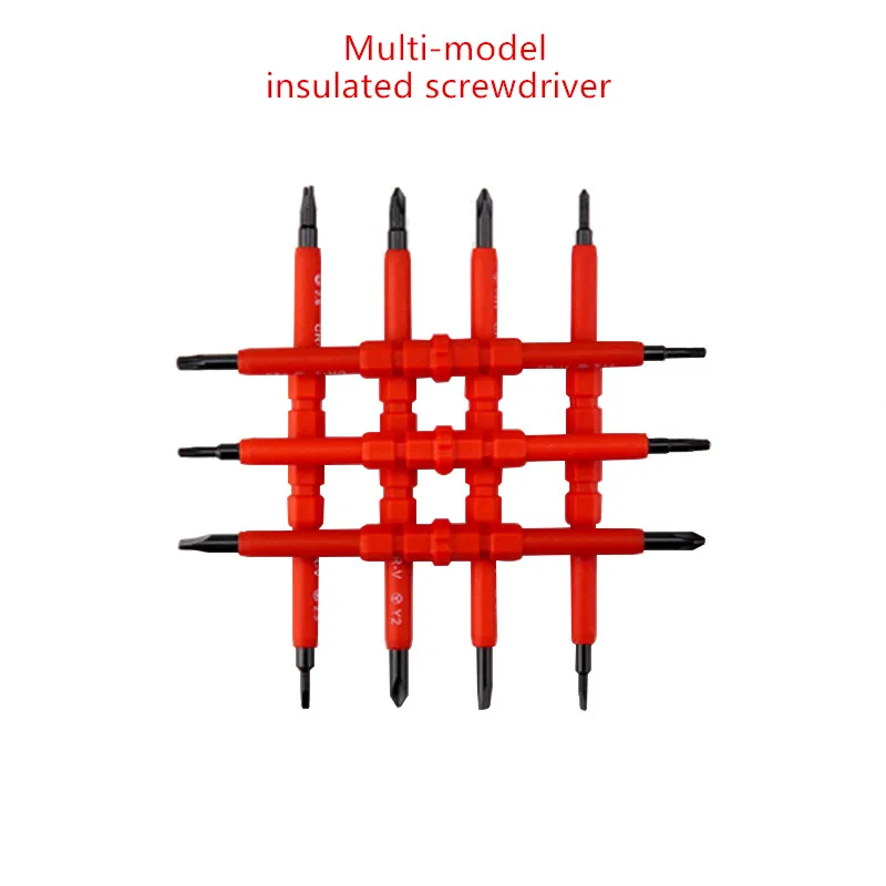 

Screwdriver Set Hand Tools Driver Bit Electrician Tools At Home Holder for Electrician Insulated Magnetic Slotted Destornillador