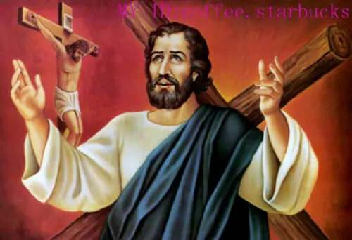 100% расписанный вручную Иисус Христа религиозный христианский портрет Римская