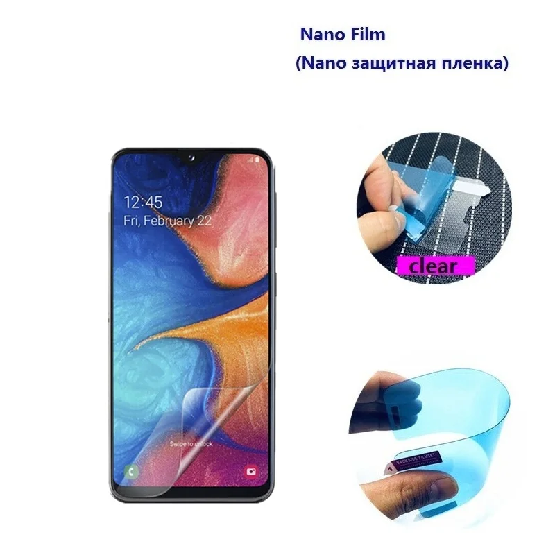 

Мягкая защитная пленка для экрана Galaxy A90, A9, 2018, A9 2019, 3 шт.