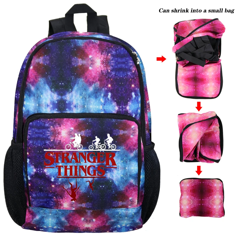 Roblox backpack 18 Детский Школьный рюкзак сумка из сериала очень странные путешествия рюкзак; рюкзак для студентов из сериала очень странные складной рюкзак Rugzak Sac Doc - Цвет: Roblox backpack 18