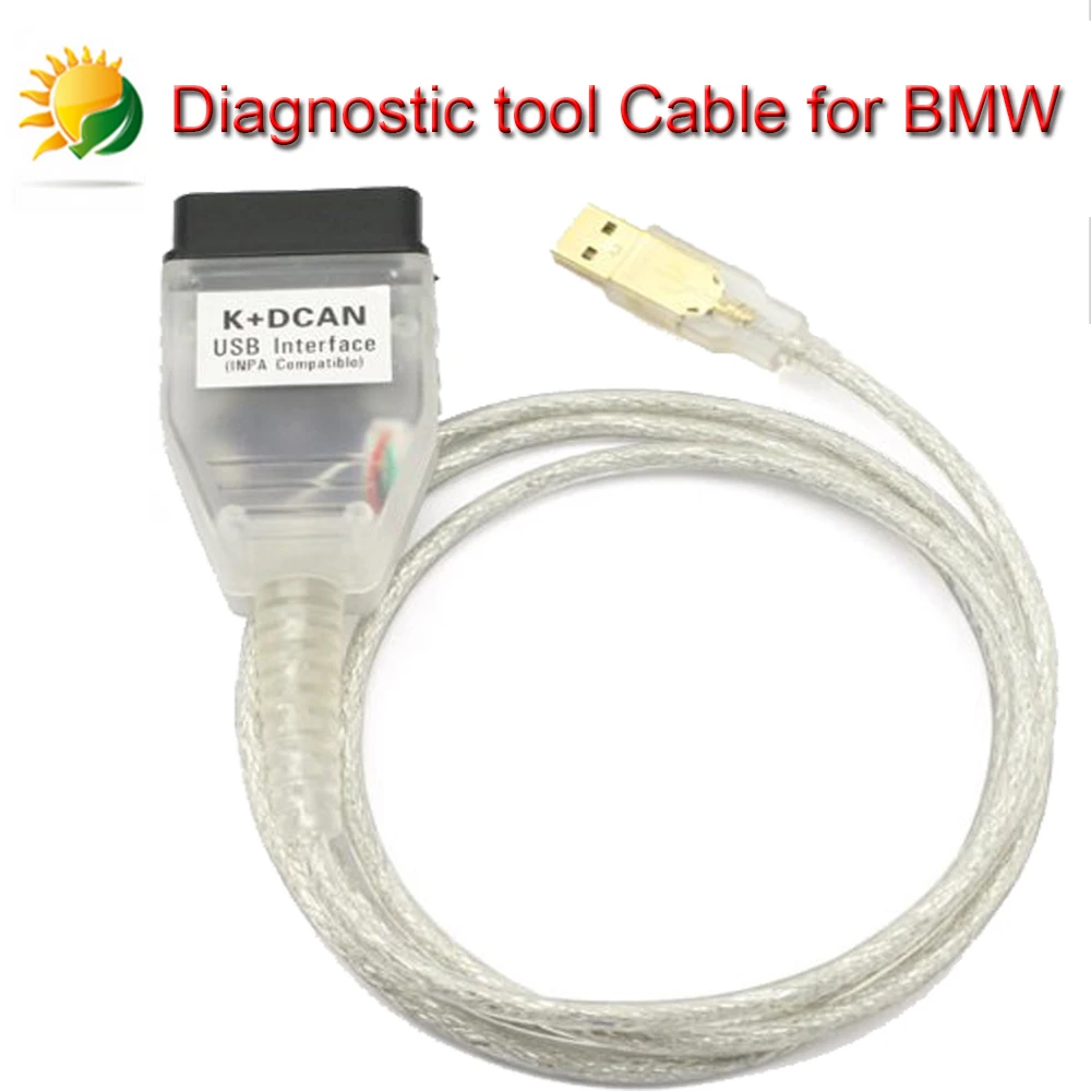 Автомобильный диагностический инструмент INPA K + CAN DCAN кабель OBD USB интерфейс для BMW