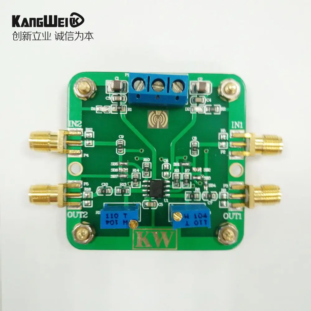 

OPA2356 low noise amplifier module gain bandwidth 200MHz low offset current 3pA